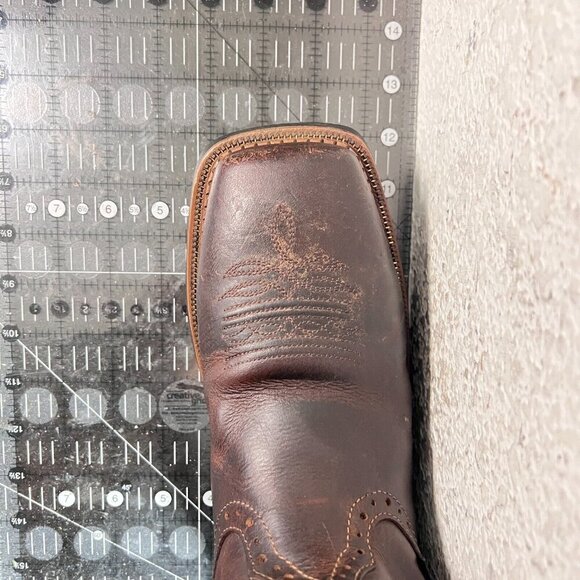 Justin Jalena Maple Women Size 10B WKL9978 Brown Leather Steel Toe Western Boot - Picture 15 of 15